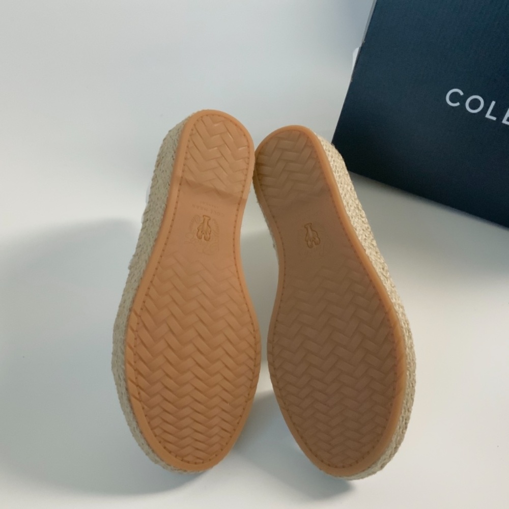Cole Haan Cloudfeel Espadrille Red Sandals Flats - Picture 9 of 11